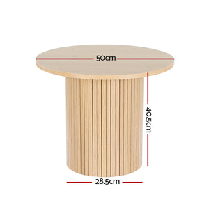 Coffee Table | Round Fluted Base | PIIA