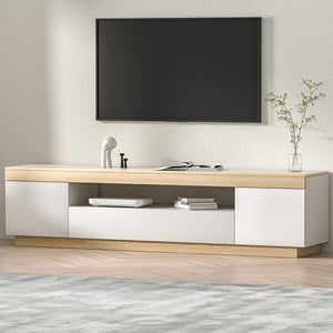 TV Cabinet | Entertainment Unit | Stand | 180CM | White Wood