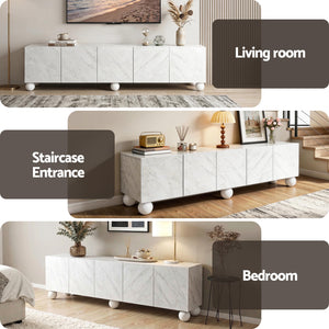 Artiss TV Unit Entertainment Unit Storage Cabinet 200cm White