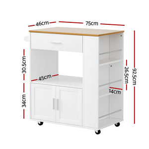 Kitchen Island | Trolley | Rolling Serving Cart
