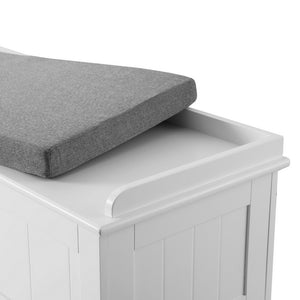 Artiss Storage Ottoman Blanket Box | 140cm | Fluted | Grey