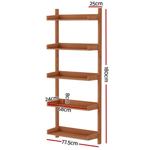 Artiss Bookshelf Floating Shelf CAPIZ Oak