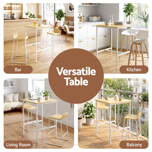 Bar Table | Counter Height Kitchen Dining Table | Pine | 60 x 92cm