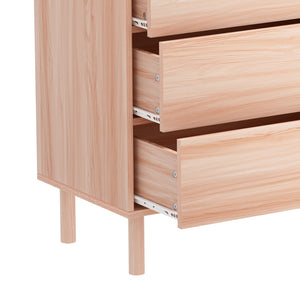 Artiss Chest of Drawers | 6 Drawer Cabinet | Dresser Table | Tallboy Storage | Bedroom | Pine