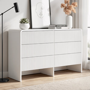 Chest of Drawers | 6 Drawer Dresser Cabinet | White
