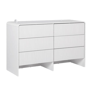 Chest of Drawers | 6 Drawer Dresser Cabinet | White