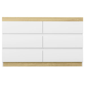 6 Chest of Drawers | Cabinet Dresser Table | Tallboy Storage | Bedroom White