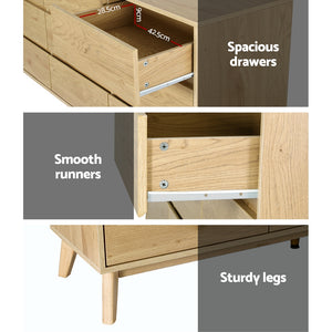 9 Chest of Drawers | Tallboy Cabinet | XAVI Pine