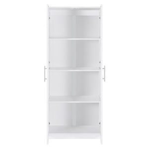 2 Door Buffet Sideboard | Cupboard Cabinet | Pantry | White