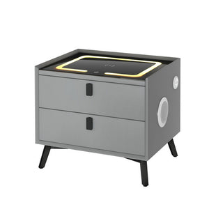 Smart Bedside Table | Wireless Charging | AIKA | Grey