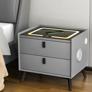 Smart Bedside Table | Wireless Charging | AIKA | Grey