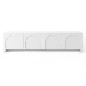 Artiss TV Unit Entertainment Unit Storage Cabinet Adjustable Shelf 180cm White