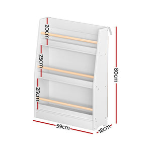 Bookshelf | 3-Tier Storage | Children’s Bookcase Organizer | White