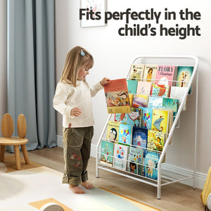 Bookshelf | 6 Tiers | Magazine Rack | Children Bookcase Organizer | Foldable