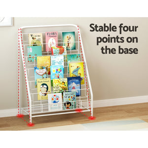 Bookshelf | 6 Tiers | Magazine Rack | Children Bookcase Organizer | Foldable