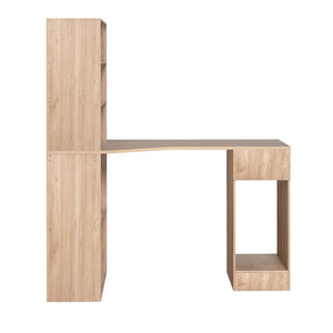 Artiss Computer Desk | 120cm | With Bookshelf & Drawer Cabinet | Oak
