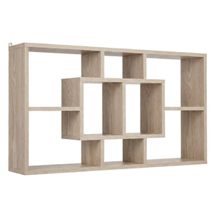 Wall Mounted Floating Bookshelf | Display Shelf | Wood Finish