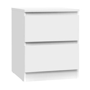 Bedside Table | 2 Drawers | PEPE | White