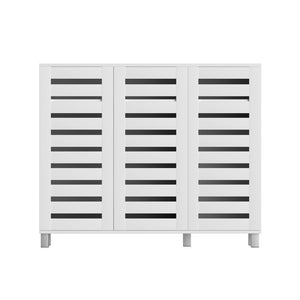 Artiss Shoe Rack Cabinet | Adjustable Shelf | Holds 30 Pairs | White