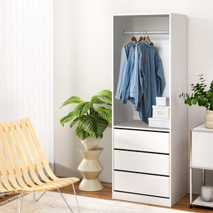 Artiss Wardrobe Closet | Clothes Storage Organizer | White
