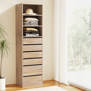 Tallboy Cabinet | 6 Drawers | Pine Finish