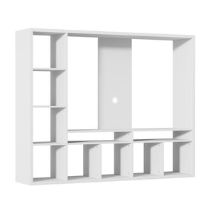 Entertainment Center Unit | TV Stand | TV Cabinet | Open Shelves | 183CM | White