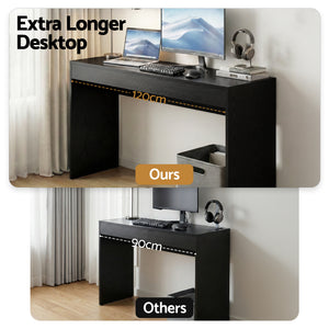 Console Table 120cm | Hallway Entryway Table | Black