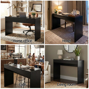 Console Table 120cm | Hallway Entryway Table | Black