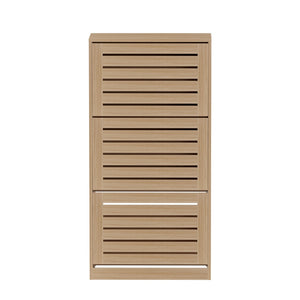 Artiss Shoe Cabinet | Storage Drawer | Holds 45 Pairs | Pine