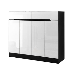 Shoe Rack Cabinet Storage | 120cm | w/Drawer | White | Lydia