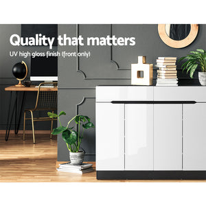 Shoe Rack Cabinet Storage | 120cm | w/Drawer | White | Lydia
