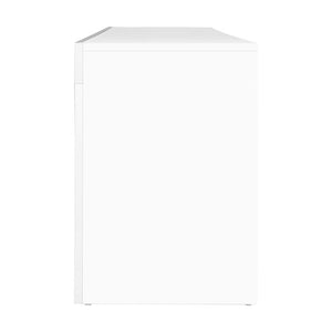 TV Cabinet | Entertainment Unit with LED | 180CM | White | Bobi