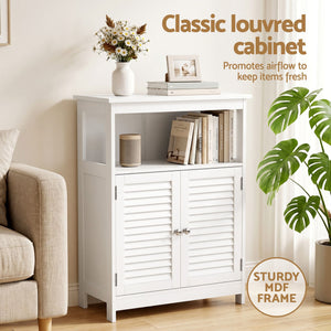 Buffet Server Cabinets | 2 Pack | Kitchen & Bathroom Storage Cupboards