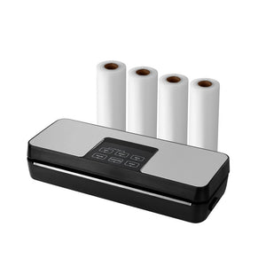 Devanti Food Vacuum Sealer Machine | Auto Seal Cutter | 5 Modes | Storage Bags | 4 Rolls