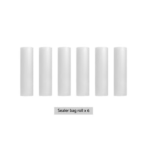 6 Rolls Food Vacuum Sealer Bags Storage Saver Heat Sealing Bag Pack 25CMX6M