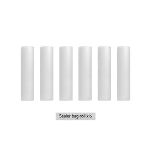 6 Rolls Food Vacuum Sealer Bags Storage Saver Heat Sealing Bag Pack 28CMX6M