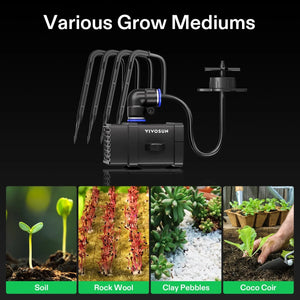 FlexFeed Smart Drip Irrigation Kit | 4W Automatic Watering System with Pump & Emitters
