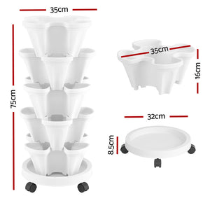 Garden Bed | 5 Tier | Vertical Garden Stackable Planters