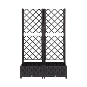 Green Fingers Raised Garden Bed Vertical Planter Self Watering Large Elevated Veggie Box 80x40x122cm