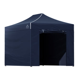 Gazebo | 3x4.5m | Pop Up Marquee | Folding Tent | Wedding Gazebos | Camping Outdoor Shade Canopy | Navy