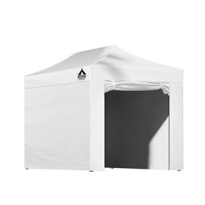 Gazebo | 3x4.5m | Pop Up Marquee | Folding Tent | Wedding Gazebos | Camping Outdoor Shade Canopy | White