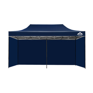 Gazebo Pop Up Marquee | 3x6 | Folding Tent Gazebos | Camping | 500D Oxford | Navy