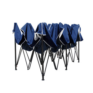 Gazebo Pop Up Marquee | 3x6 | Folding Tent Gazebos | Camping | 500D Oxford | Navy