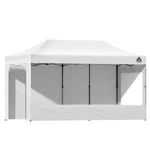 Gazebo Pop Up Marquee | 3x6 | Folding Tent Gazebos | 500D Oxford Fabric | White