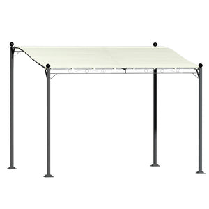 Instahut Gazebo Marquee | 3M Outdoor Event Tent | Wedding Camping Party Shade | Iron Art Canopy | Beige
