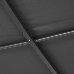 Gazebo Marquee | 3m | Outdoor Event Wedding Tent | Camping Party Shade | Iron Art Canopy | Grey