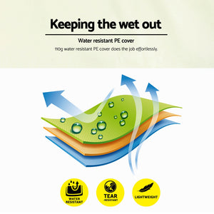 Gazebo Marquee | 4x3m | Outdoor Event Wedding Tent | Camping Party Shade | Iron Art Canopy | Beige