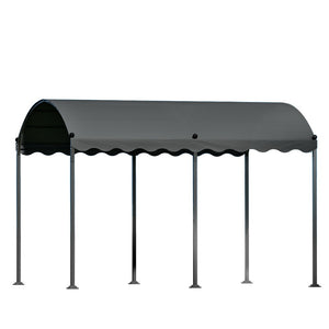 Gazebo Marquee | 4x3m | Outdoor Event Wedding Tent | Camping Party Shade | Iron Art Canopy | Grey