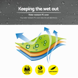 Gazebo Marquee | 4x3m | Outdoor Event Wedding Tent | Camping Party Shade | Iron Art Canopy | Grey