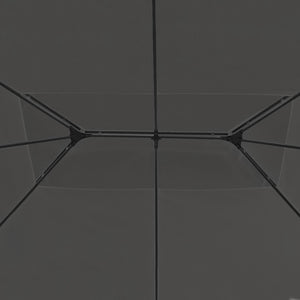 Gazebo | 4x3m | Marquee Outdoor Wedding Party Event Tent | Iron Art Shade | Grey